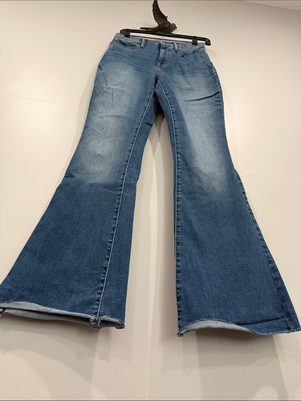Lucky High Rise Flare Stevie Stretch Blue Flared Jeans Pant Womens 28 6 28x31 - Picture 3 of 9